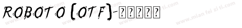 Roboto (OTF)字体转换
